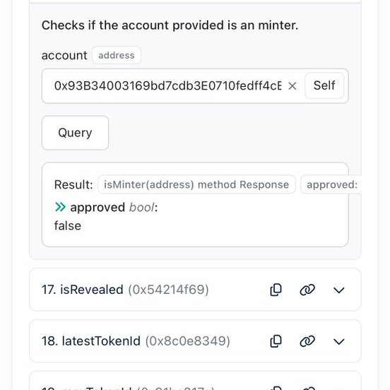 Etherscan — tokens available to mint, confirmed
