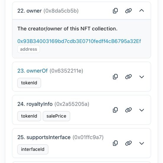 Etherscan — tokens available to mint